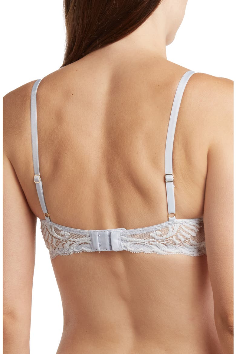 Feathers Plunge T-Shirt Basics Bra, Alternate, color, RAINY