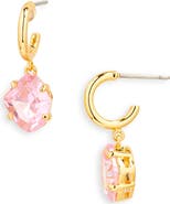 Kate Spade New York treasure trove drop huggie hoop earrings