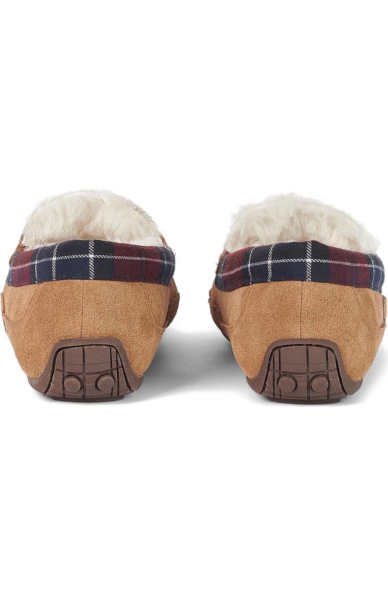 Barbour Martin Faux Shearling Slipper, Alternate, color, Camel