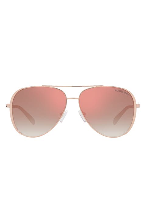 Chelsea Bright 60mm Aviator Sunglasses