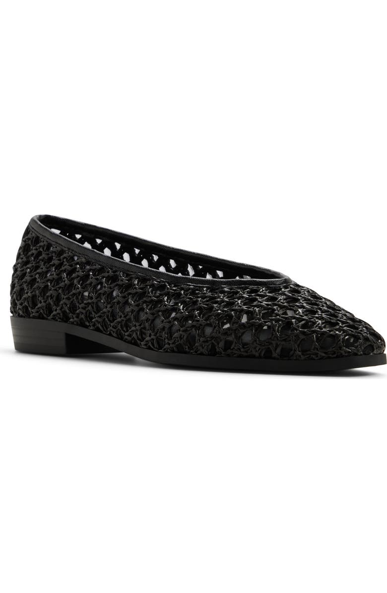 ALDO Rafaella Ballet Flat, Main, color, Black