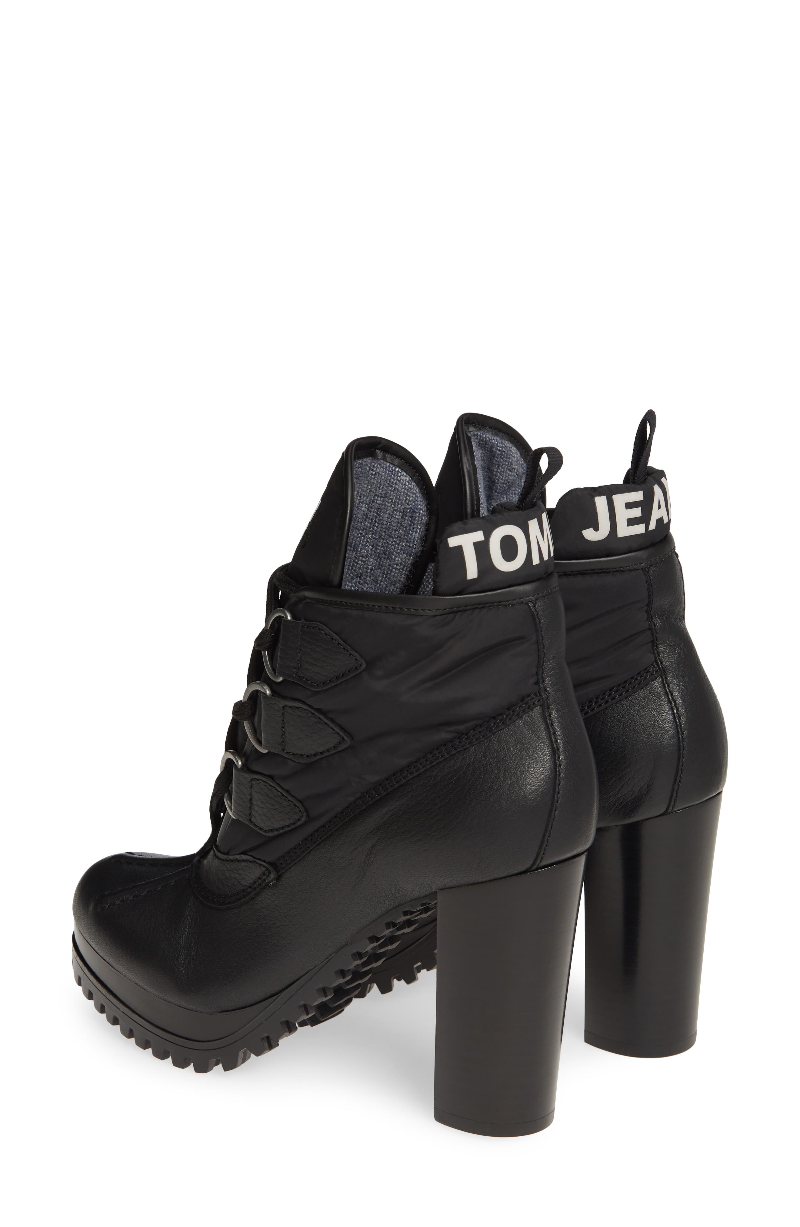 TOMMY JEANS Clarissa Lace-Up Bootie, Alternate, color, 