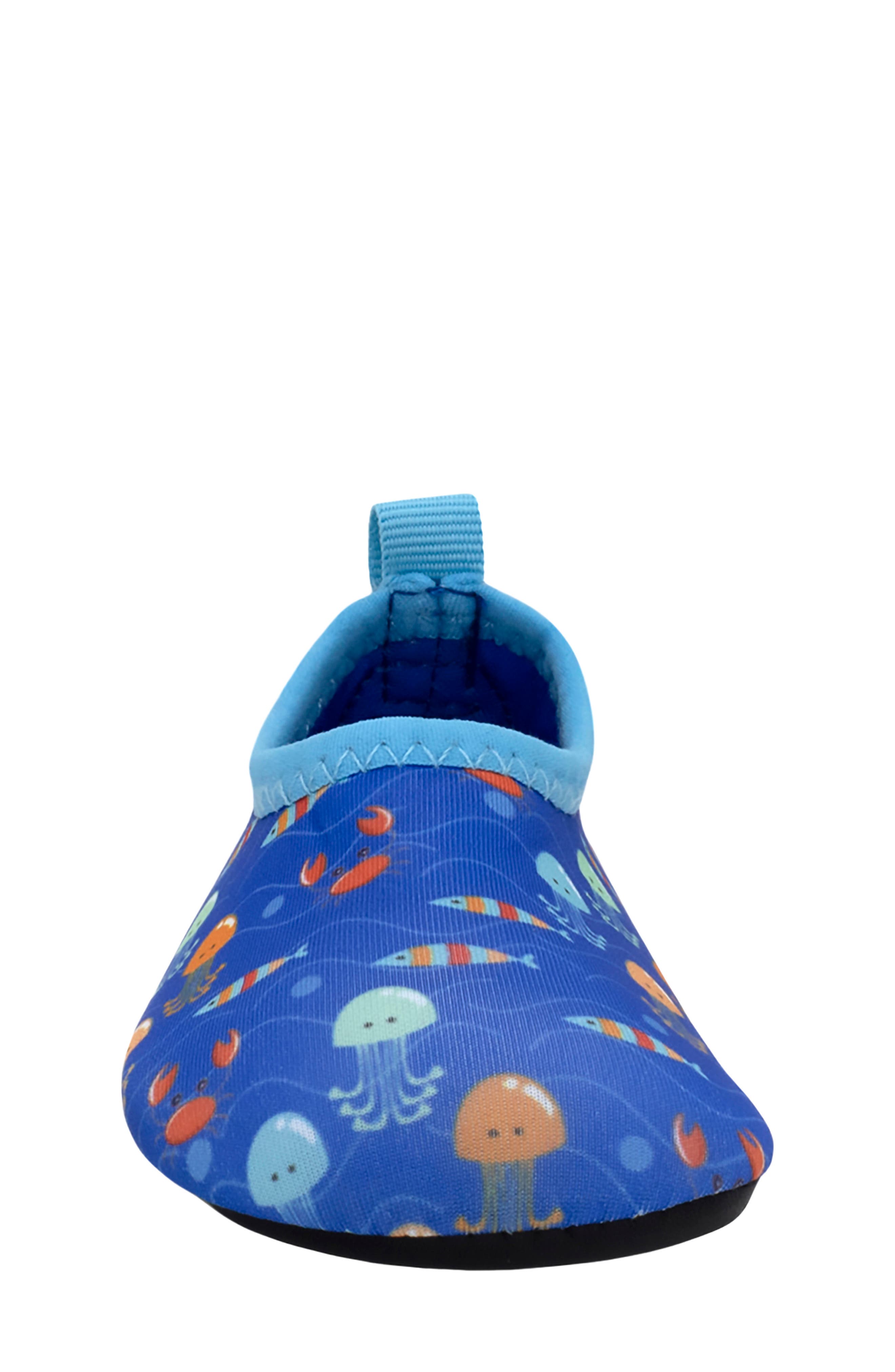Robeez<sup>®</sup> Kids' Ocean Life Play Slip-On Shoe, Alternate, color, Blue
