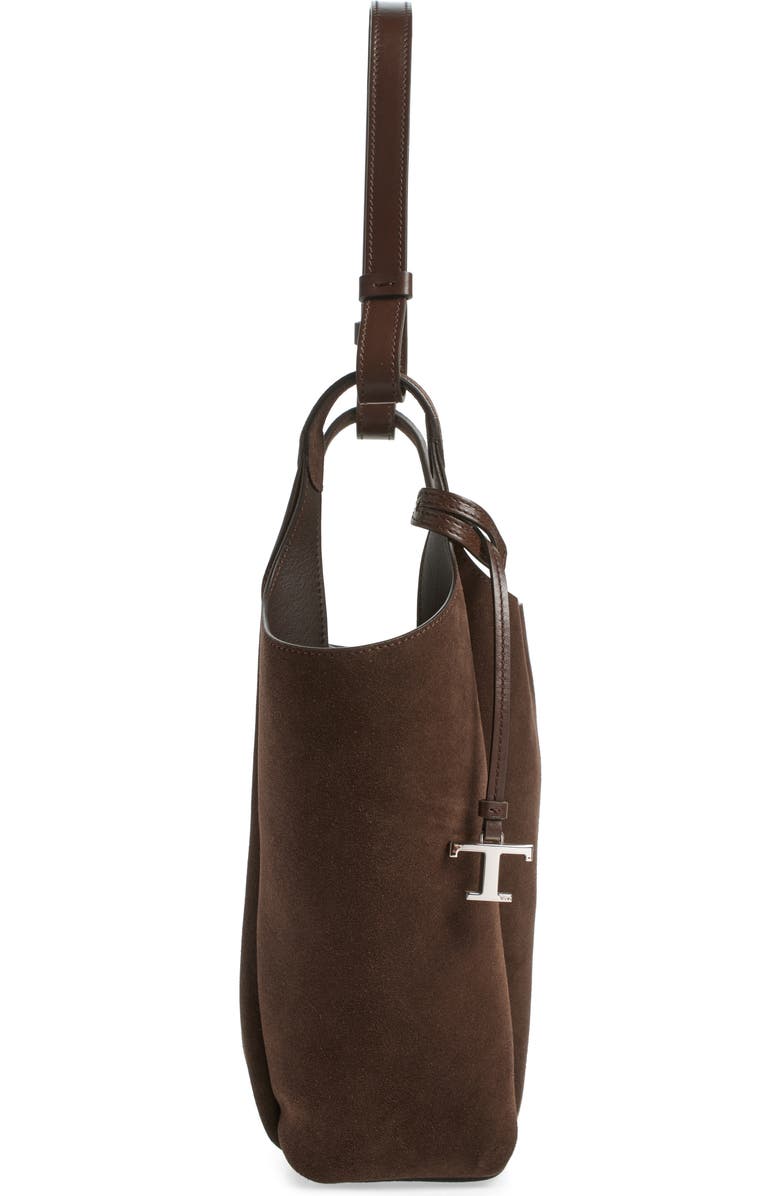 Tod's Small Api Suede Shoulder Bag, Alternate, color,