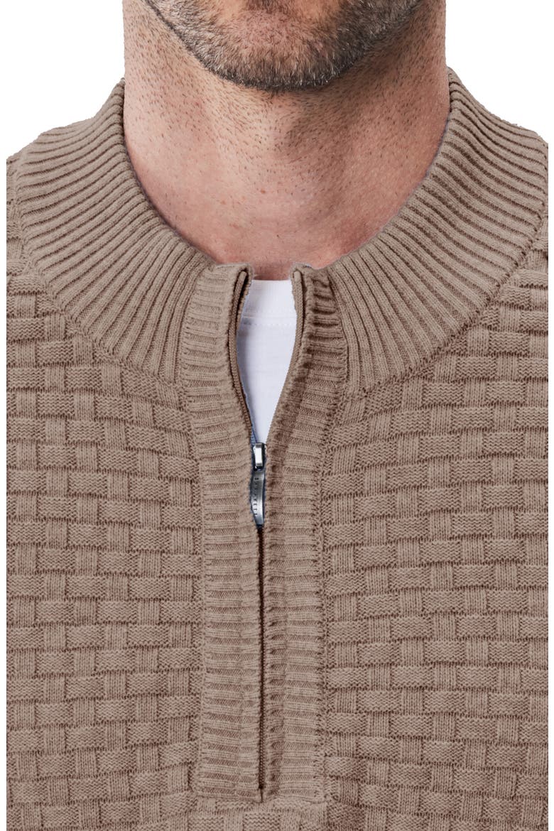 Gellar Half Zip Sweater, Alternate, color, POTTERY