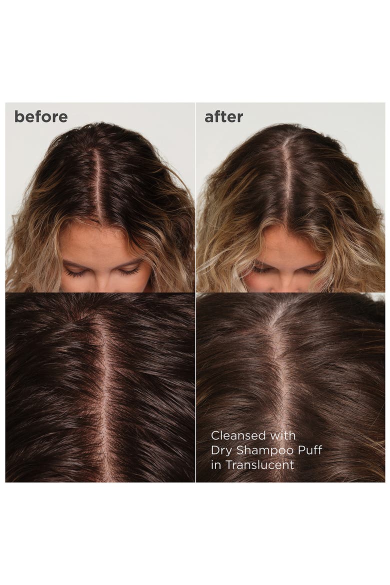 Style + Treat Dry Shampoo Puff, Alternate, color, BROWN