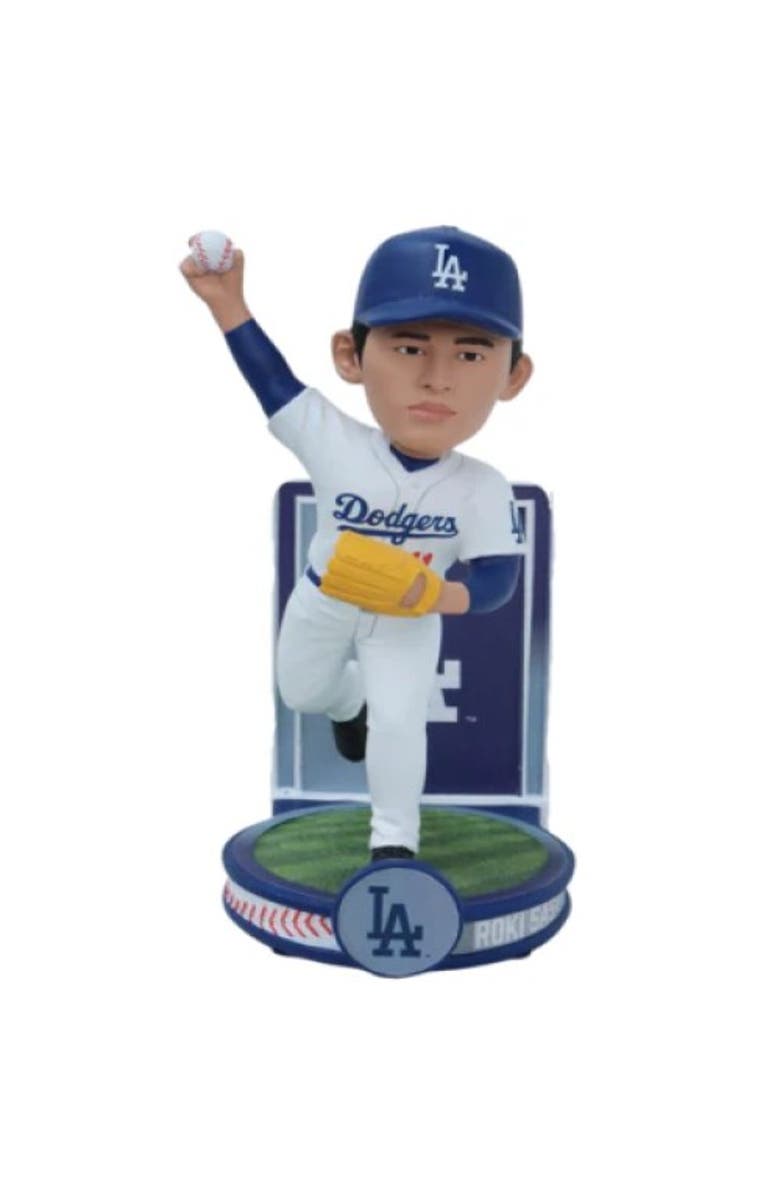 FOCO Roki Sasaki (Los Angeles Dodgers) Banner Series MLB Bobblehead, Main, color, Multi-Color