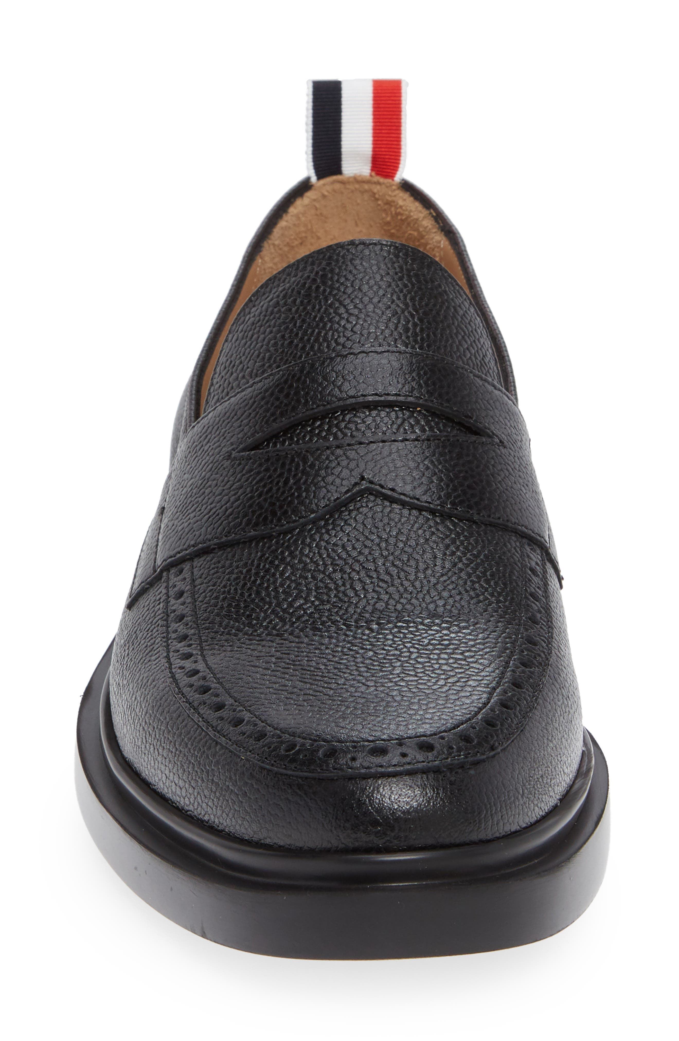 Thom Browne Penny Loafer, Alternate, color, Black