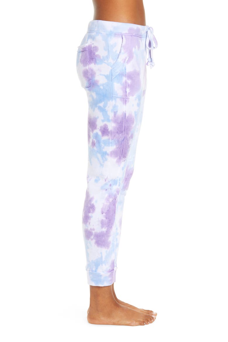Free People FP Movement Tie Dye Pocket Joggers, Alternate, color, PURPLE TIE DYE