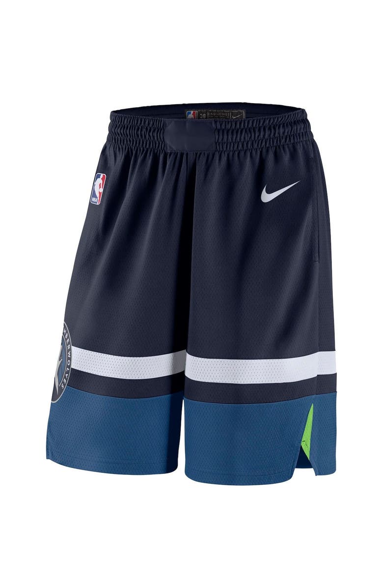 Nike Men's Nike Navy 2019/20 Minnesota Timberwolves Icon Edition Swingman Shorts, Main, color, 
