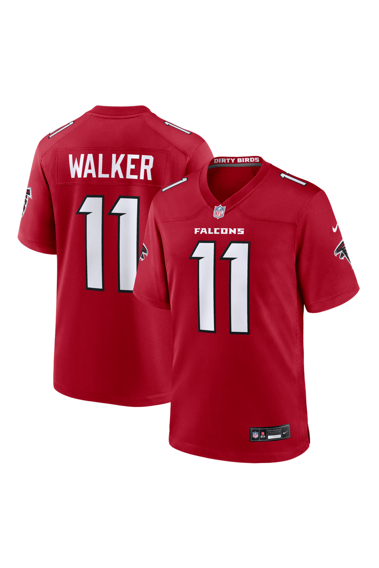 Men's Nike Jalon Walker Red Atlanta Falcons Game Jersey, Main, color, Red