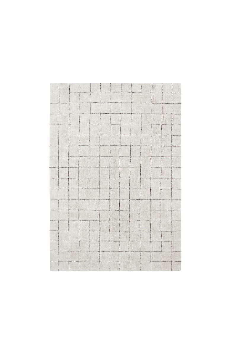 Lorena Canals Washable Rug Mosaic, Main, color, Toffee, Natural