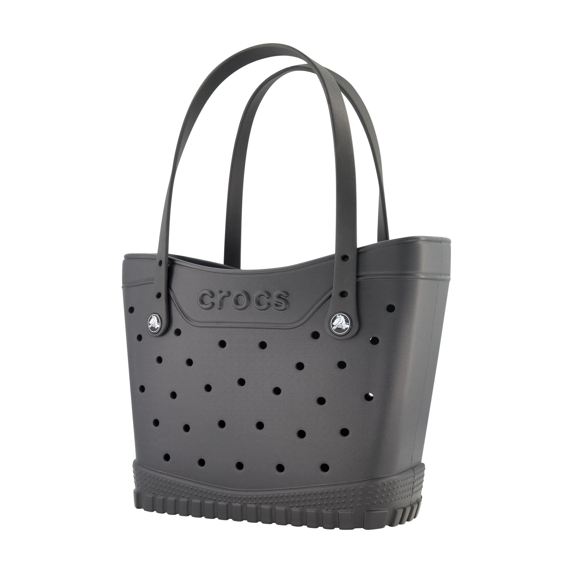 CROCS Medium Classic Tote, Alternate, color, Black