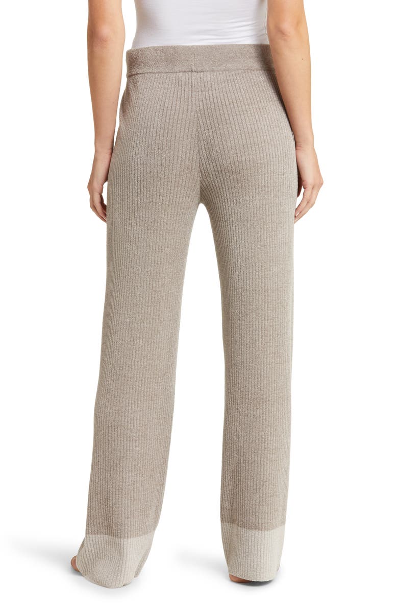 Barefoot Dreams<sup>®</sup> CozyChic<sup>™</sup> Ultra Lite<sup>®</sup> Colorblock Ribbed Lounge Pants, Alternate, color,