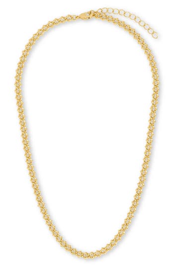 Sterling Forever Frida Chain Necklace In Gold
