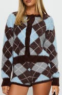 Princess Polly Kenlea Argyle Cardigan