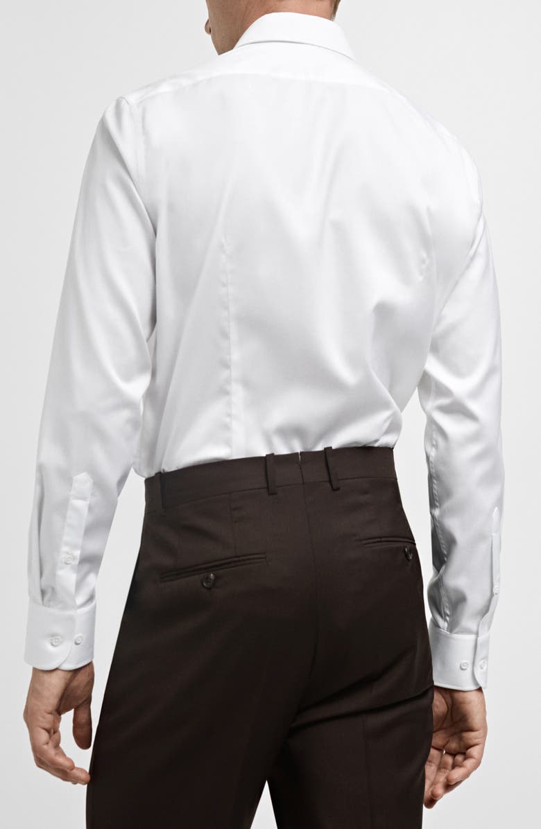 MANGO Slim Fit Button-Up Shirt, Alternate, color,