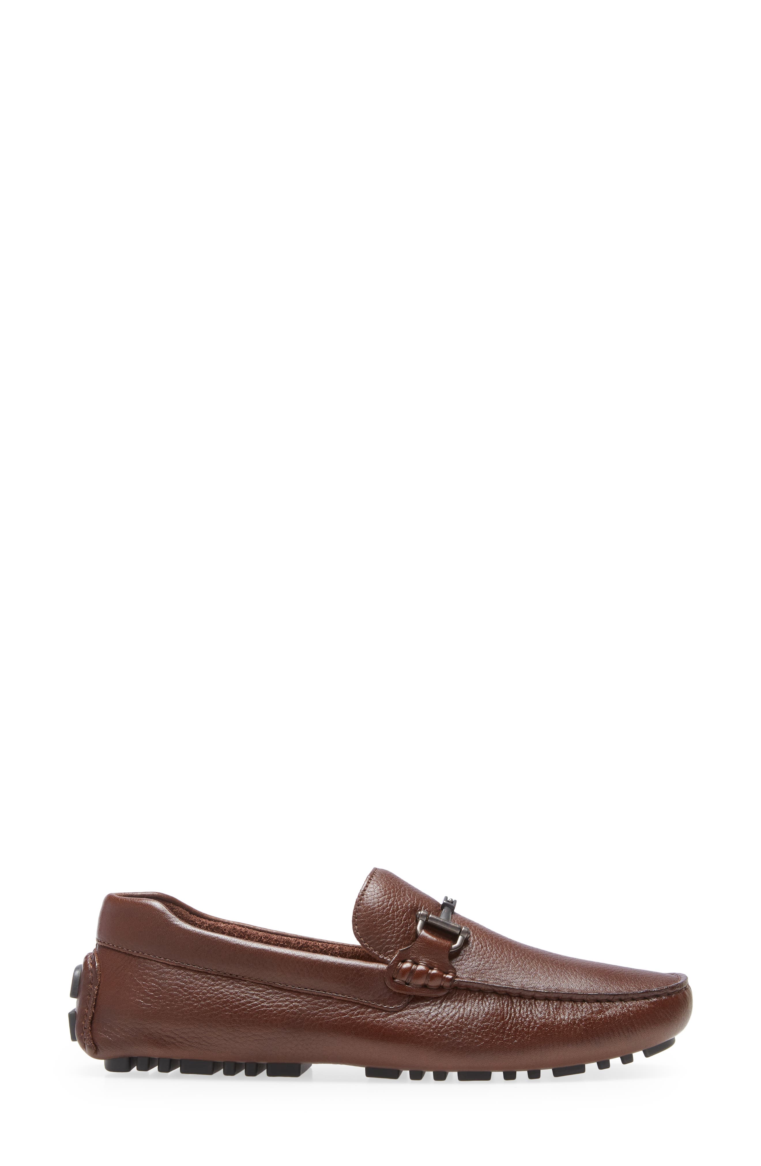 Nordstrom Bryce Bit Driving Shoe, Alternate, color, Brown Leather