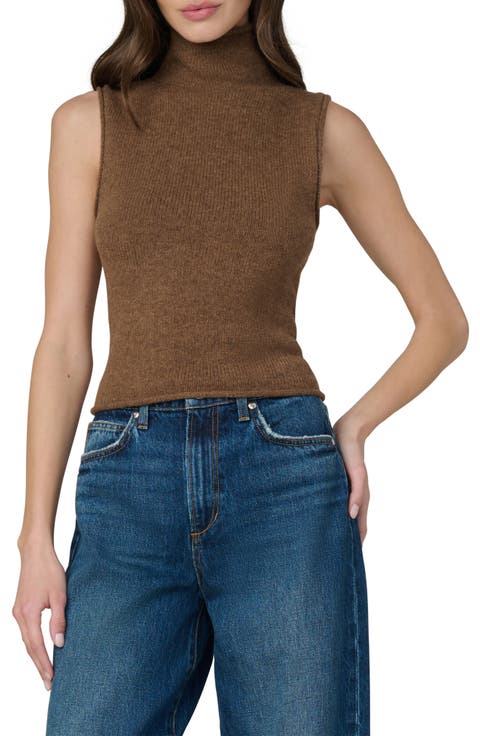 Stevie Sleeveless Wool & Yak Hair Sweater