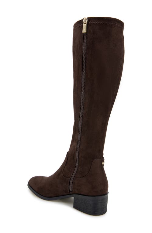 Reaction Kenneth Cole Salt Stretch Knee High Boot In Chocolate