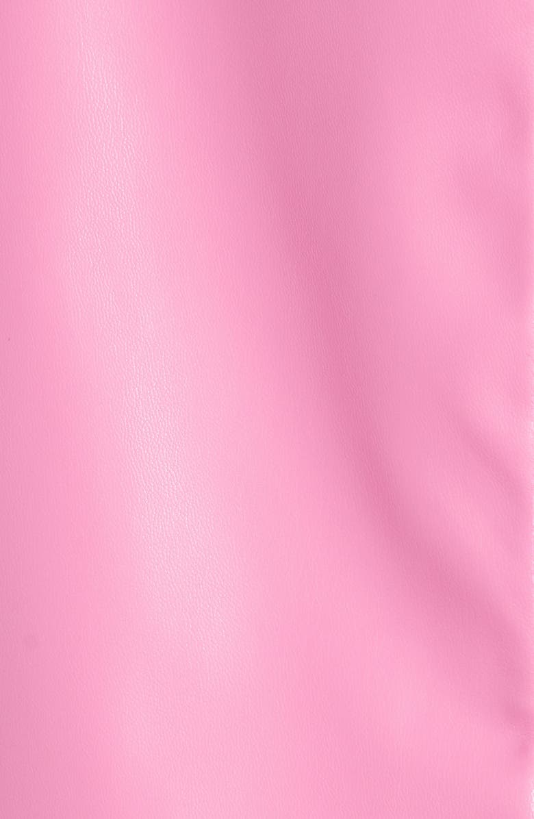 Amy Lynn Faux Leather Trench Coat, Alternate, color,