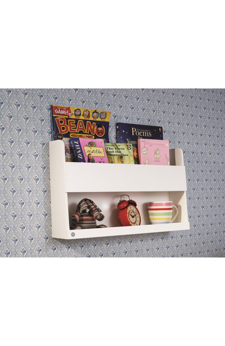 Tidy Books Bunk Bed Buddy Wall Shelf, Alternate, color, Natural