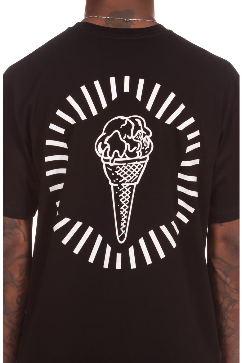 Snow Top Cotton Graphic T-Shirt, Alternate, color, BLACK