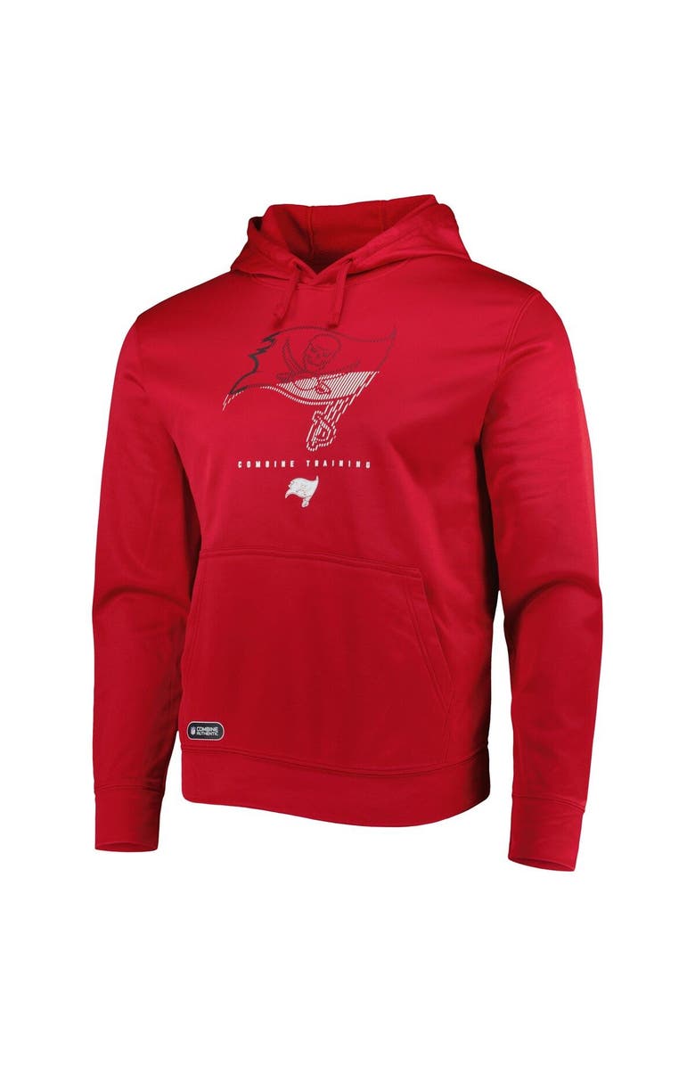 New Era Men's New Era Red Tampa Bay Buccaneers Combine Authentic Watson Pullover Hoodie, Alternate, color, Red