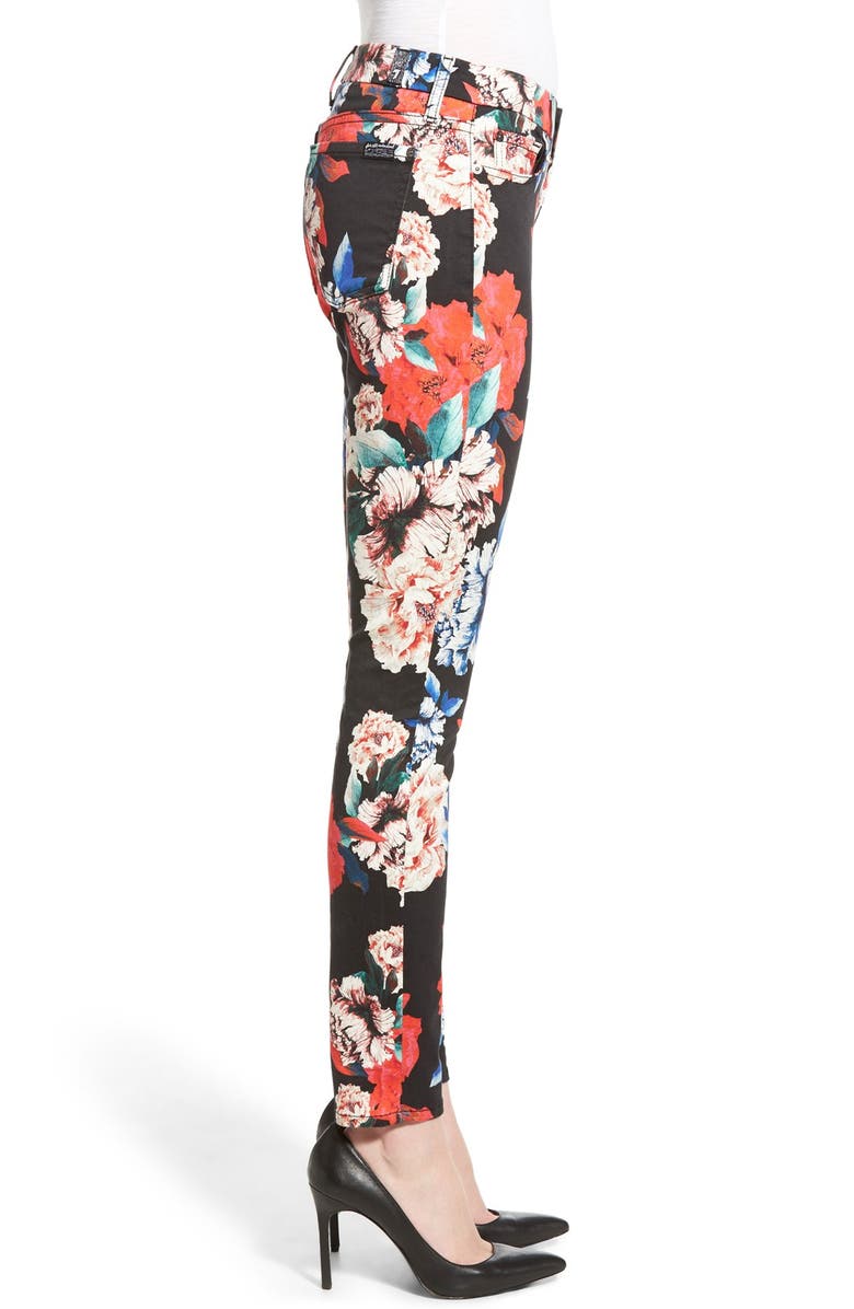 7 For All Mankind <sup>®</sup> Ankle Skinny Jeans, Alternate, color,