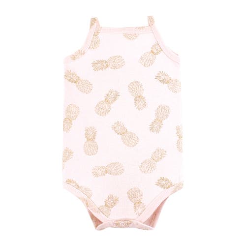 Hudson Baby Soft Cotton Sleeveless Bodysuit In Multi