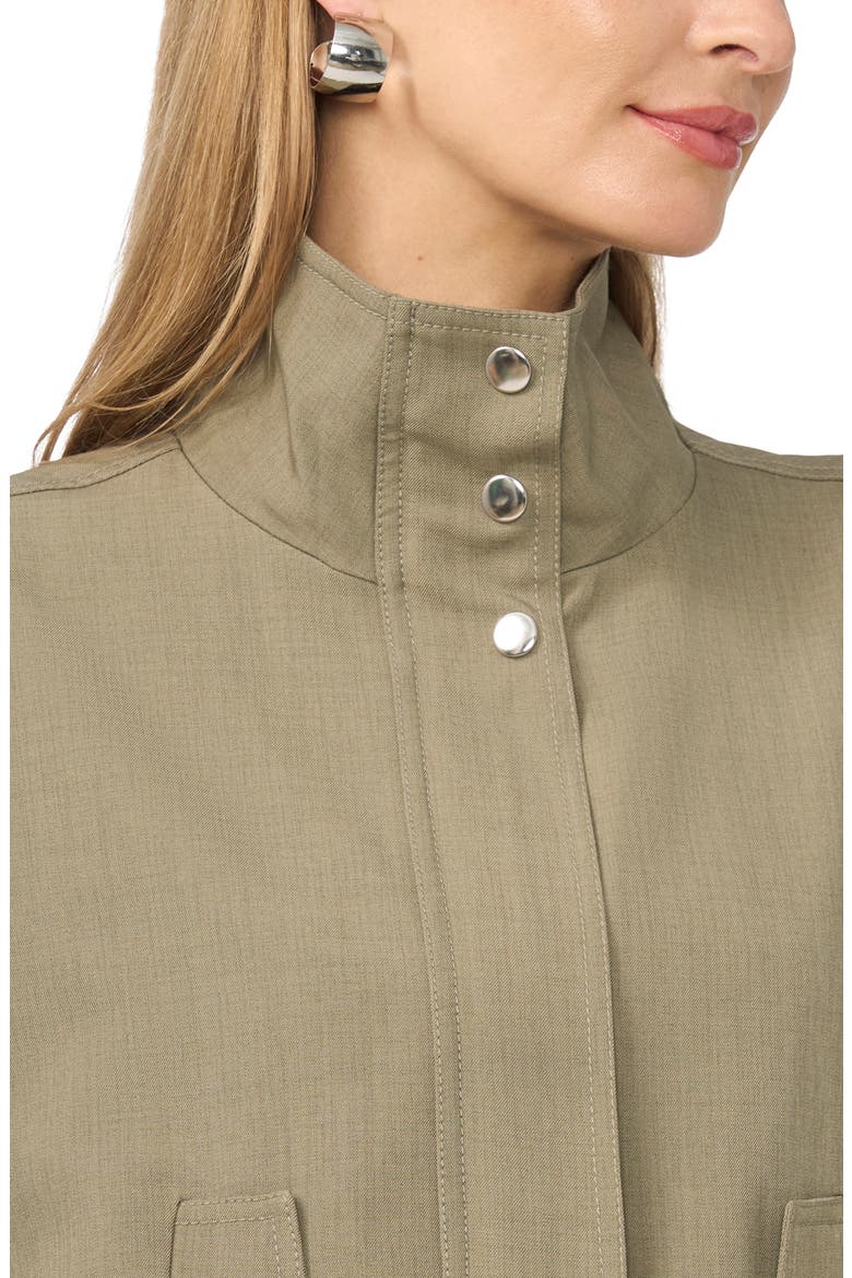 Woven Bomber Jacket, Alternate, color, MILITARY OLIVE