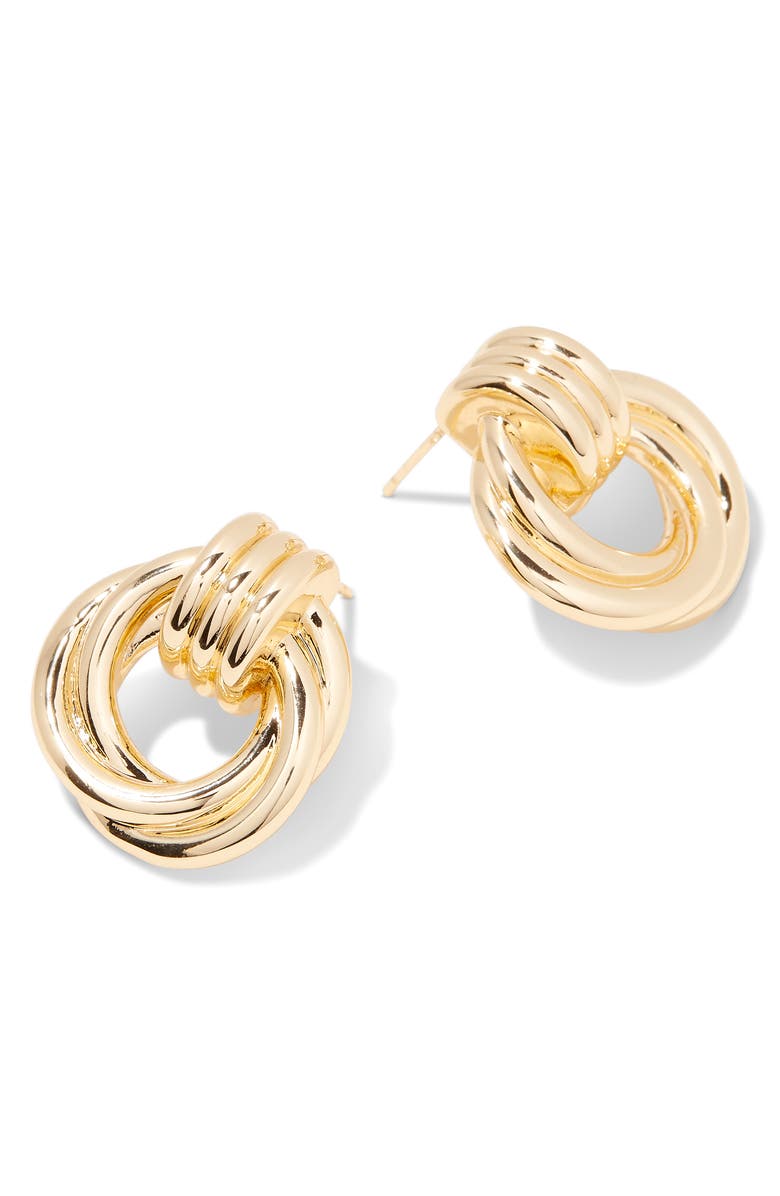 Brook and York Meg Knot Drop Earrings, Alternate, color, Gold