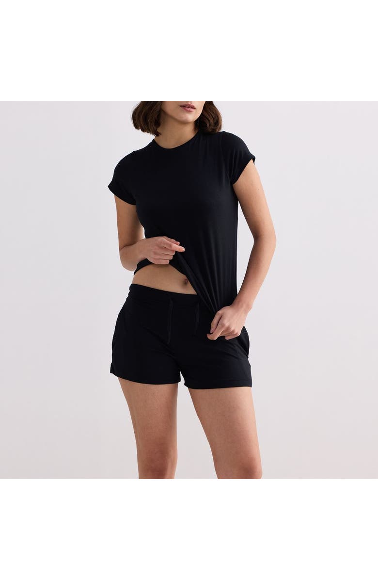 Reistor Essential Knit Shorts in Blue, Alternate, color, Blue Solid