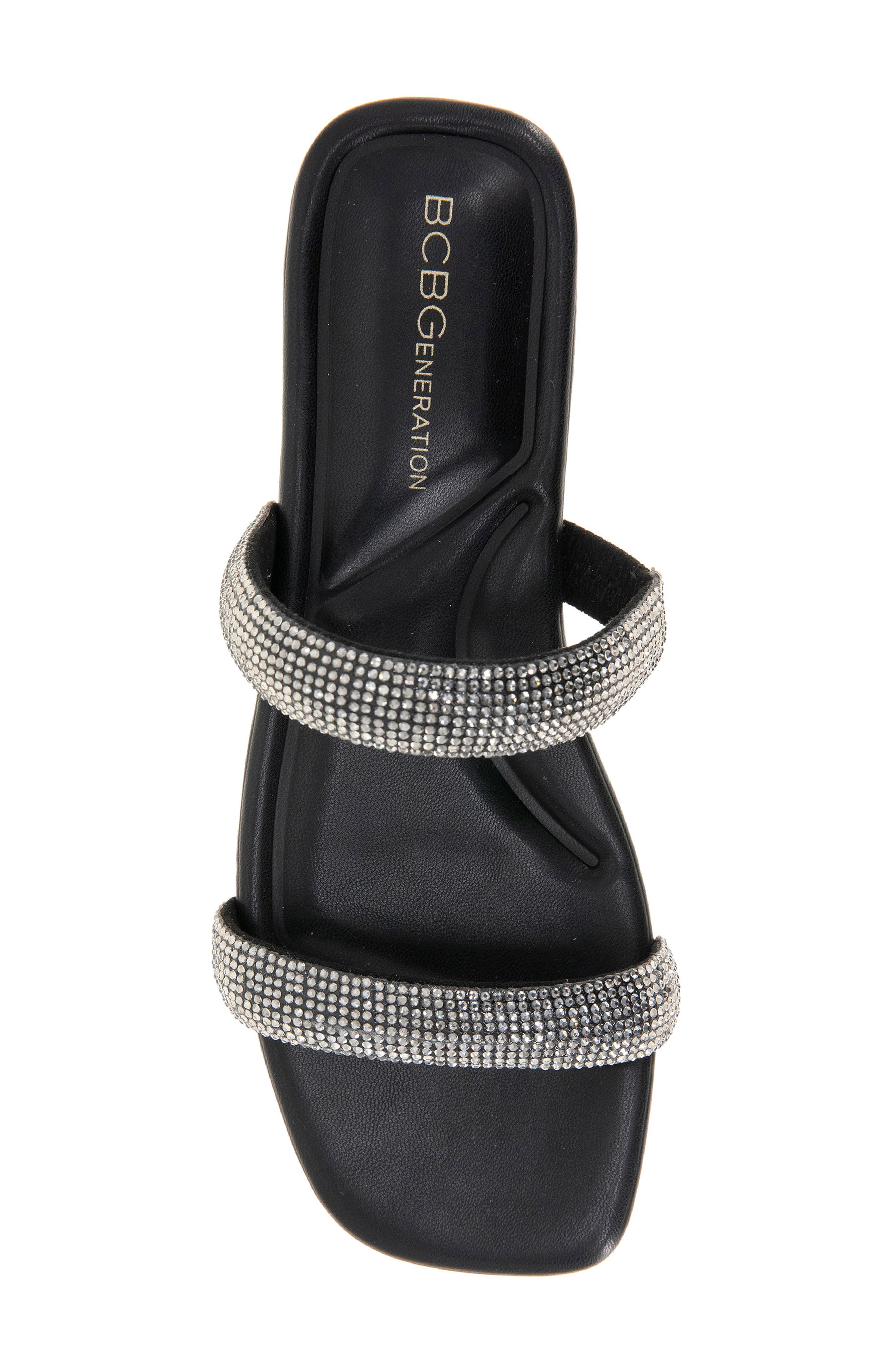 BCBGeneration Glannis Slide Sandal, Alternate, color, Black