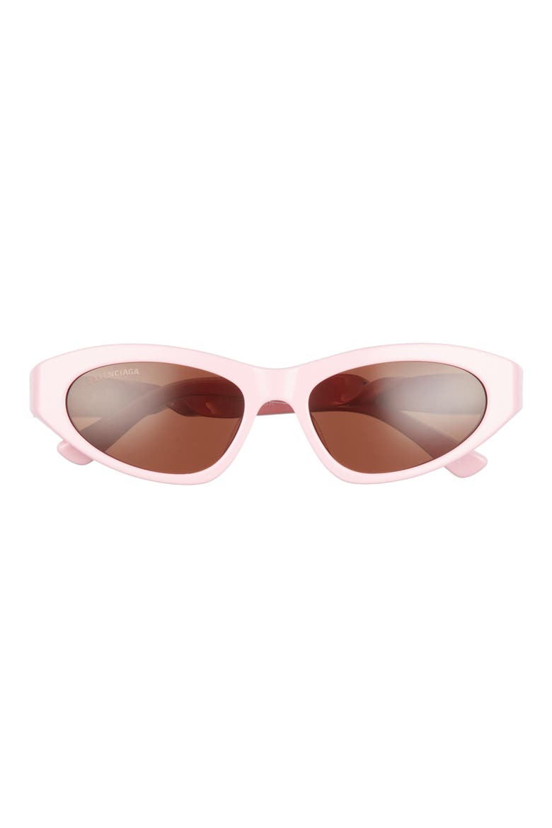 54mm Cat Eye Sunglasses, Main, color, PINK