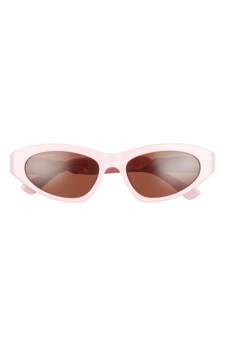 Balenciaga 54mm Cat Eye Sunglasses, Main, color, Pink