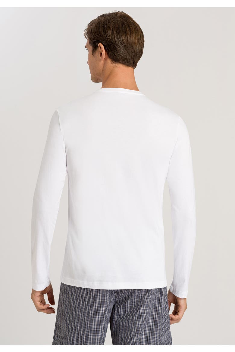 Living Cotton Crew Neck Top, Alternate, color, White