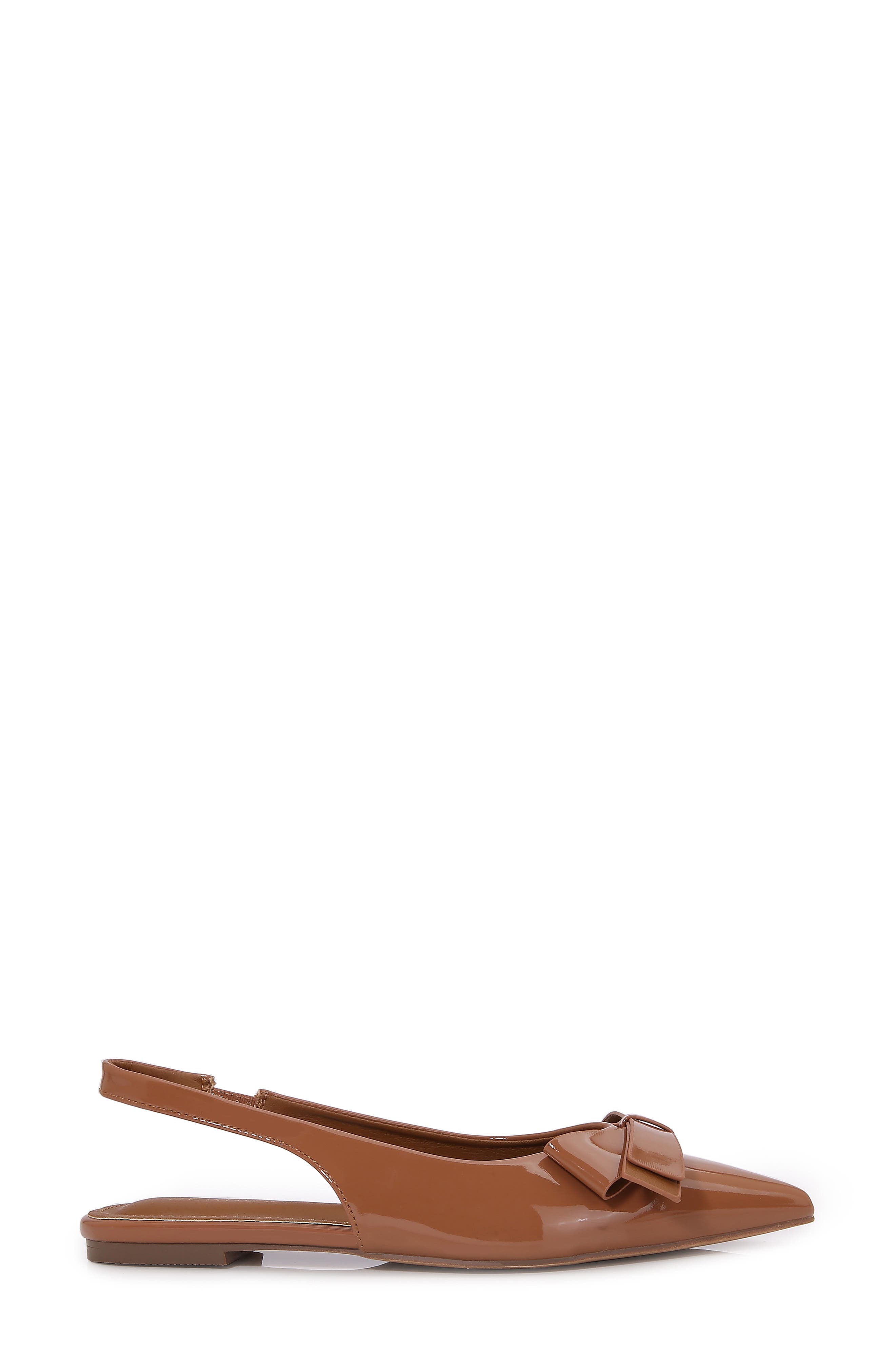 Bow Slingback Flat, Alternate, color, MOCHA