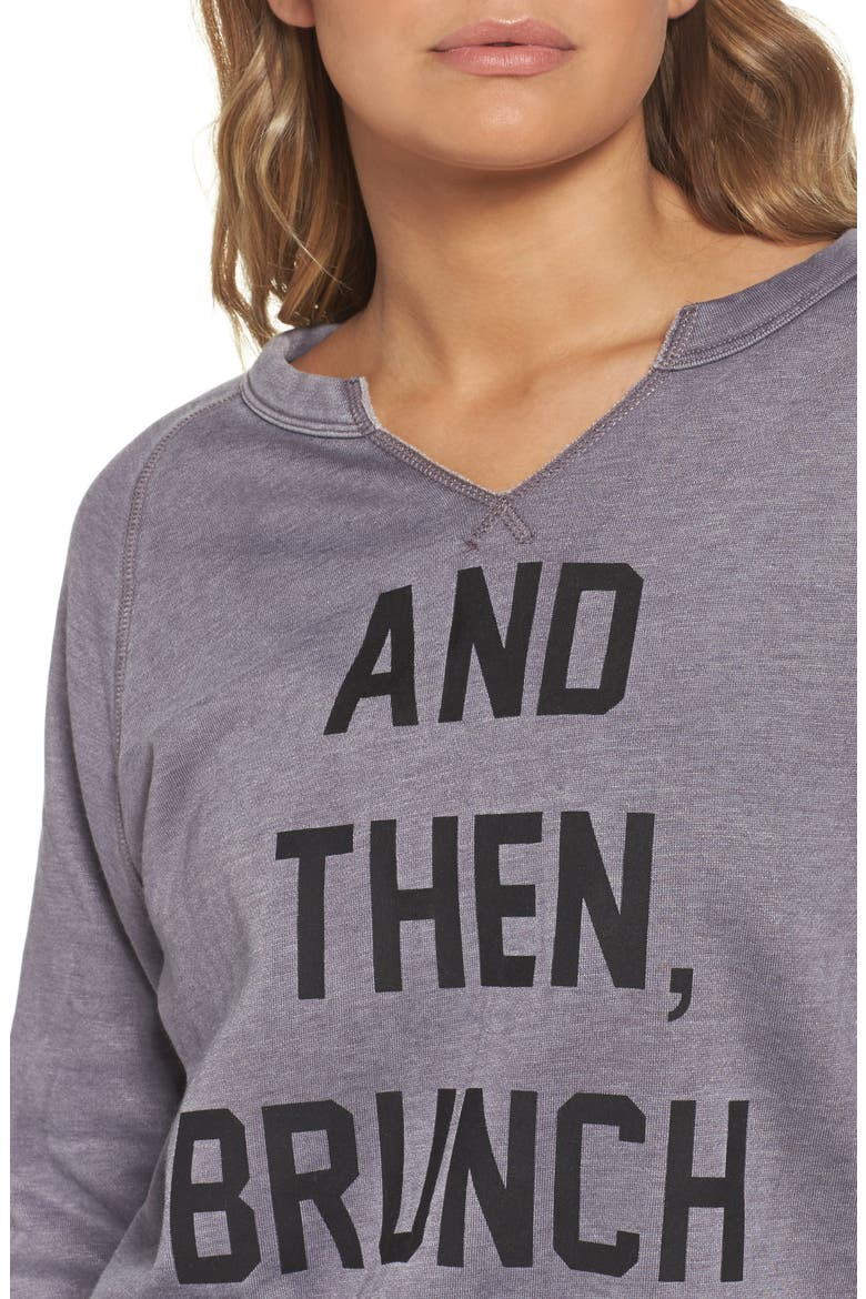 And Then Brunch Sweatshirt, Alternate, color, SHARK