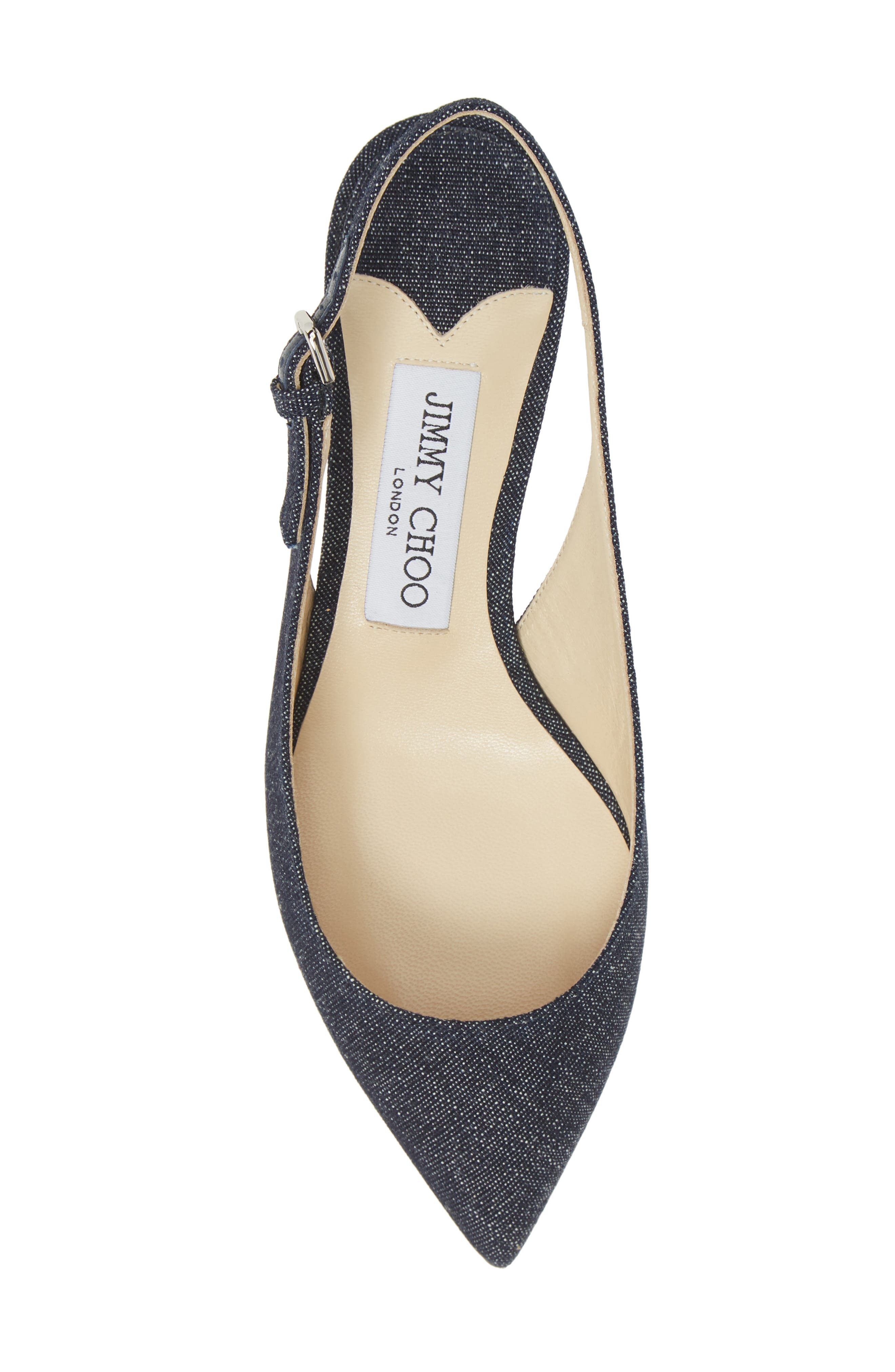 Gemma Slingback Pump, Alternate, color, INDIGO DENIM