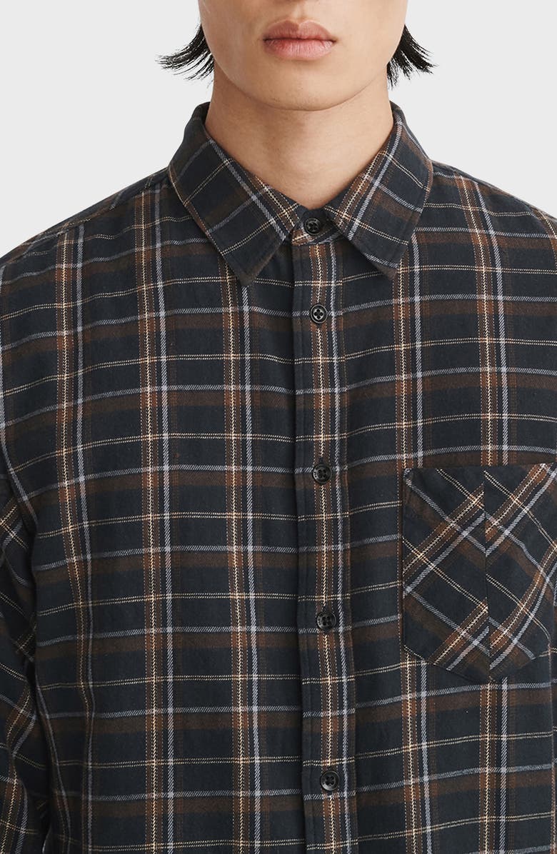 rag & bone Fit 2 Plaid Cotton Button-Up Shirt, Alternate, color, 
