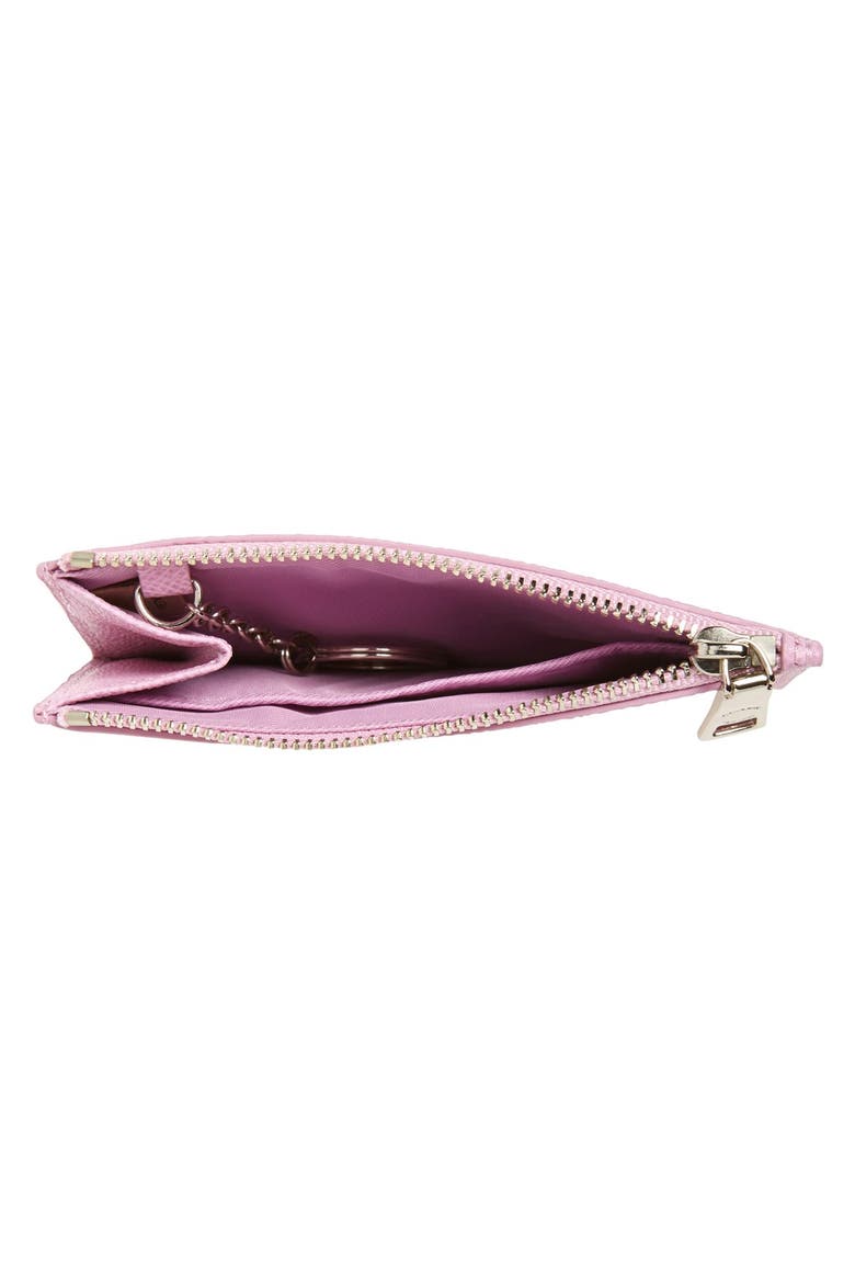 Leather Coin Pouch, Alternate, color, MARSHMALLOW