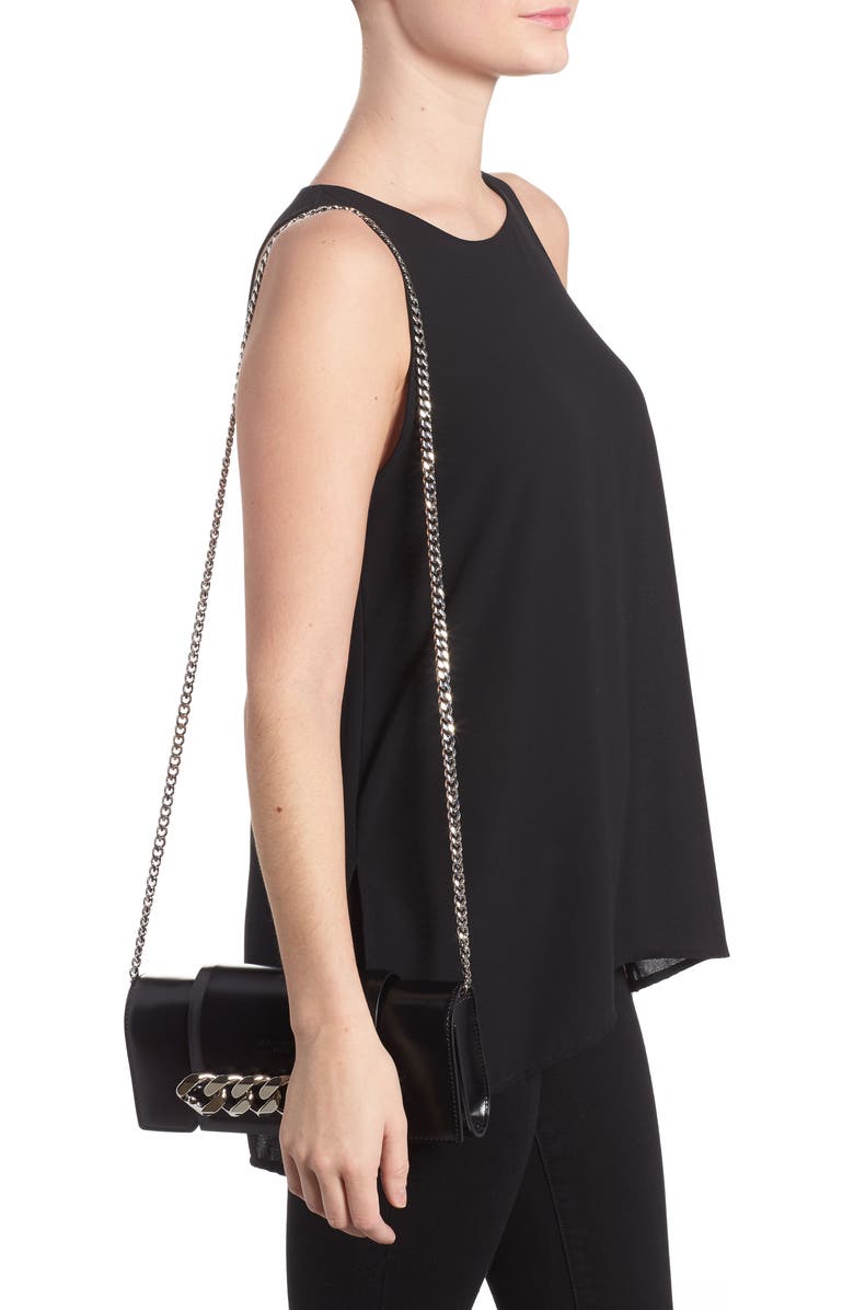 Givenchy Mini Infinity Calfskin Leather Shoulder/Crossbody Bag, Alternate, color,