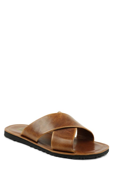 Amato Leather Slide Sandal (Men)