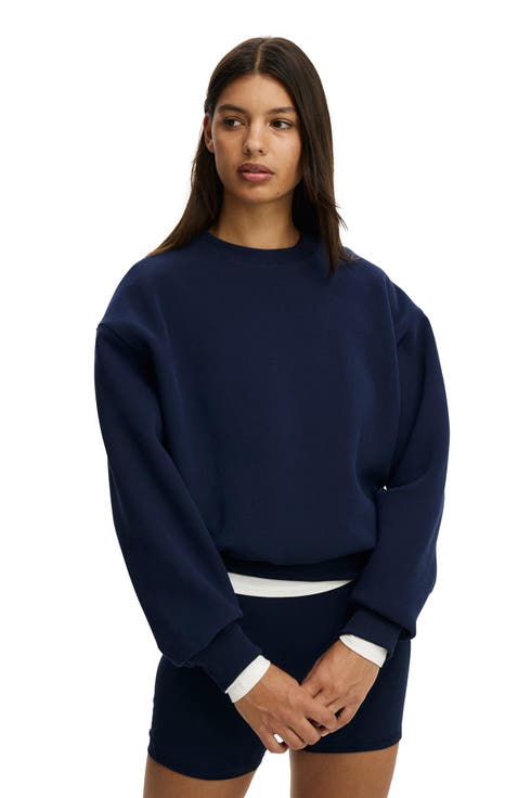 Women's Active Plush Crew Sweatshirt