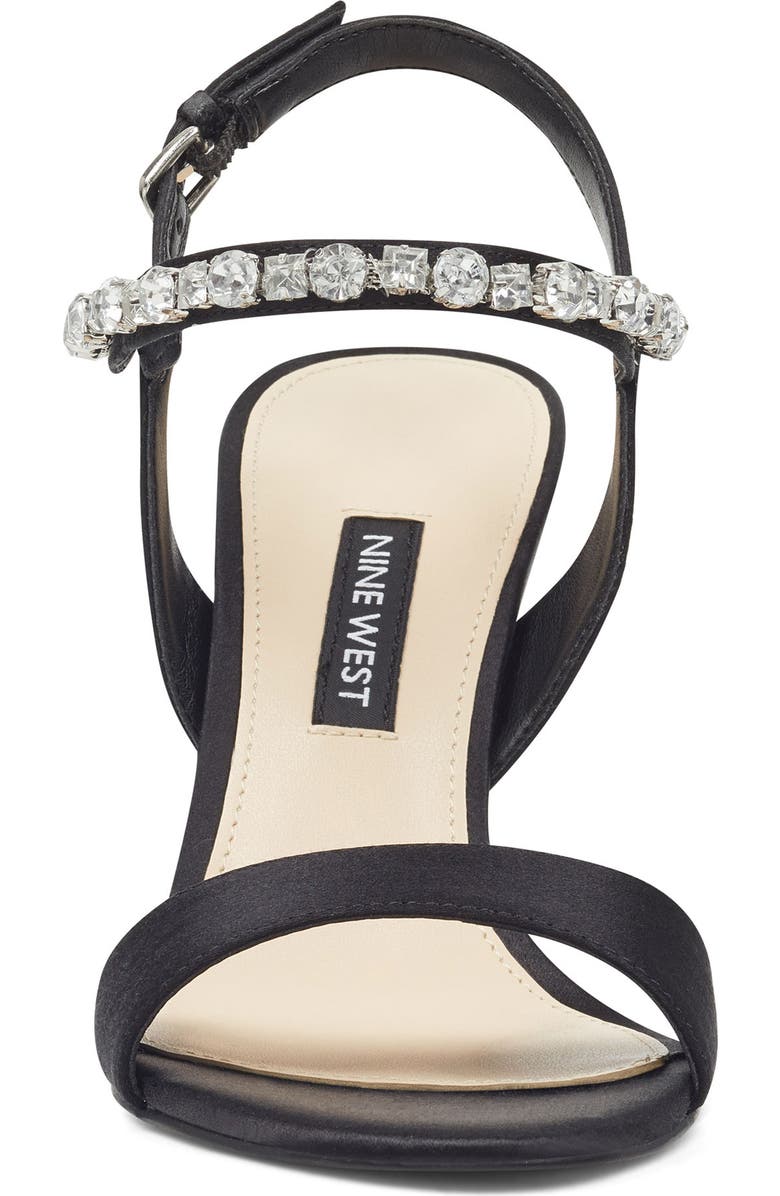 Nine West Madison Crystal Embellished Sandal, Alternate, color,