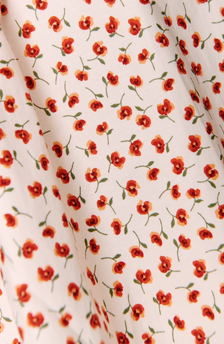 Reformation Everlyn Puff Sleeve Stretch Organic Cotton Maxi Dress, Alternate, color, Fresca