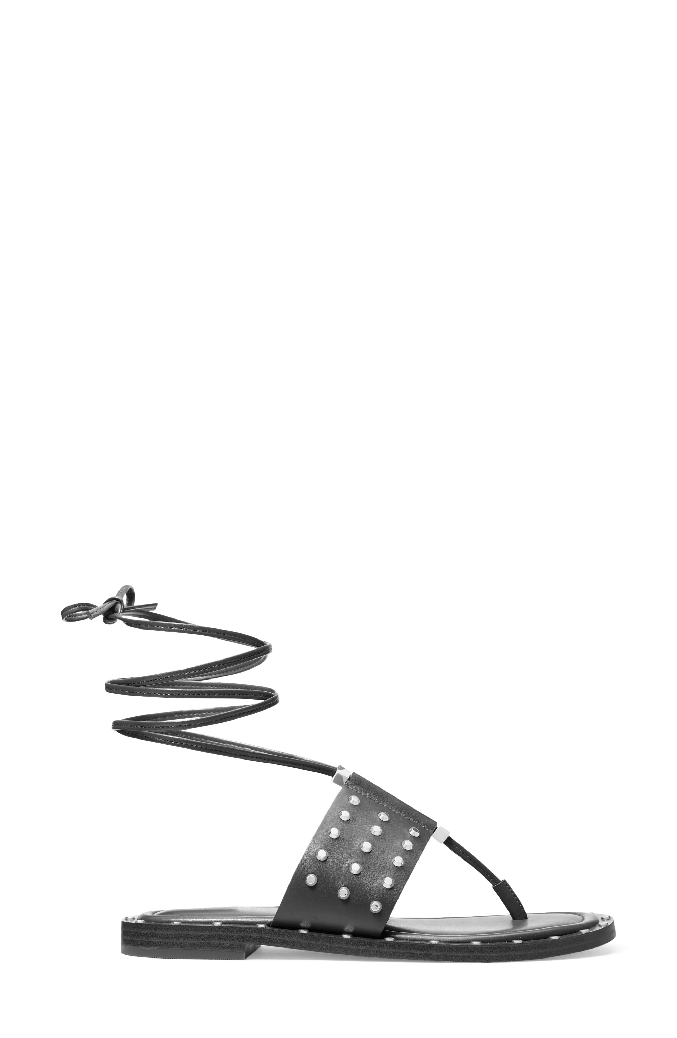 MICHAEL Michael Kors Jagger Flat Sandal, Alternate, color, 