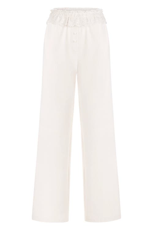 Scarlett Gasque The Day Dream Trouser In White