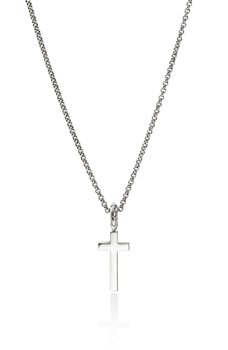 John Hardy JH Essential Cross Necklace, Alternate, color,